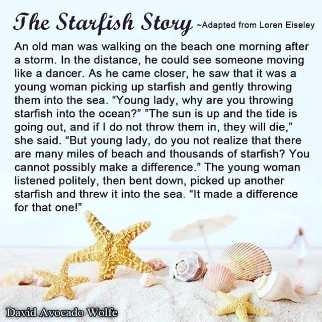 starfishstuff's tweet image. Love this! 💫🐠#Starfish #HelpOne #AlwaysCare #LoveYourBrother #BeTheOne #RiseUp #It&apos;sWorthF… bit.ly/1R0021V