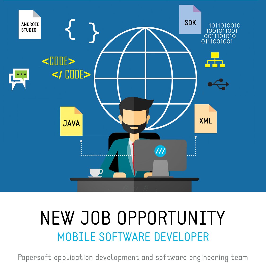 Papersoft_DMS's tweet image. We're looking for a #MobileSoftwareDeveloper! Follow the link and come join our growing team papersoft-dms.com/careers