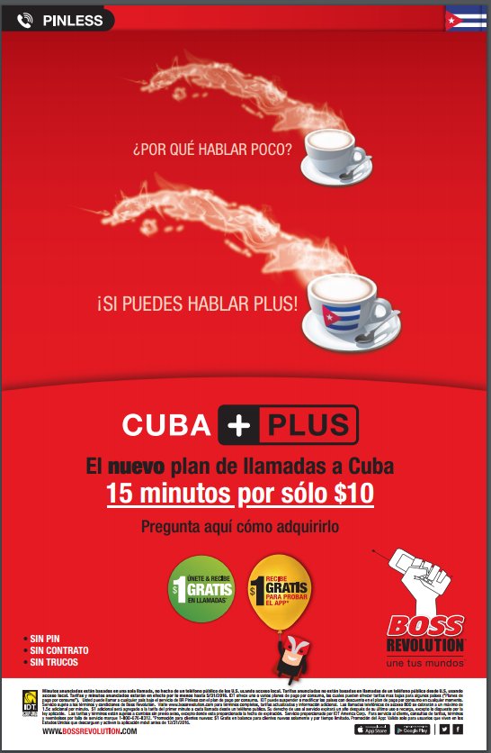PrasanEnt's tweet photo. Cuba PLUS Pinless , available now through Boss Revolution !
DON'T TALK A LITTLE , TALK A LOT PLUS MORE ! https://t.co/zzrFnE9iuR