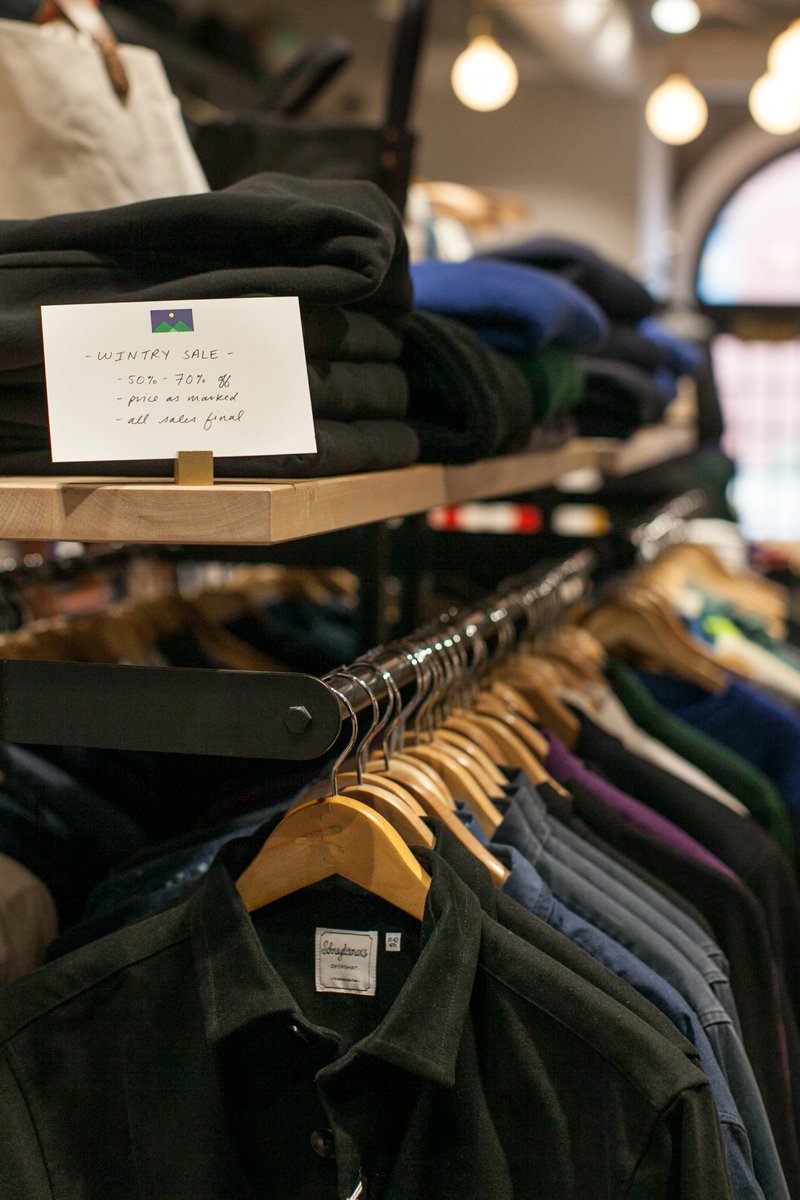 askovfinlayson's tweet photo. Spring is around the corner. Our Wintry Sale is 50-70% off and will be gone before you know it! #FlagshipOnly https://t.co/oB9t1hRPqD