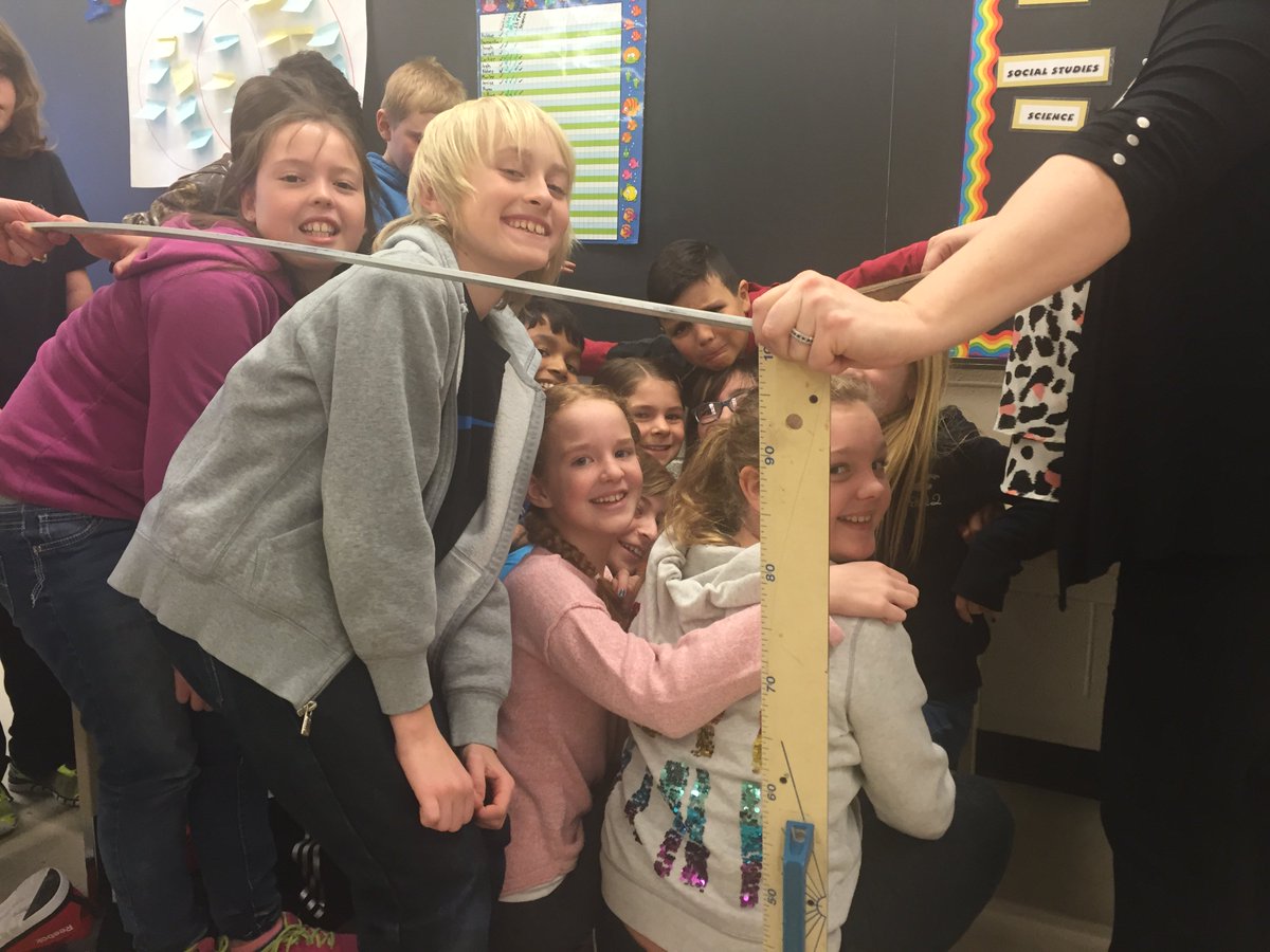 How many 10 year olds can fit inside 1 cubic metre?  Learning about volume &amp; area in Mrs Lava's gr 5 class