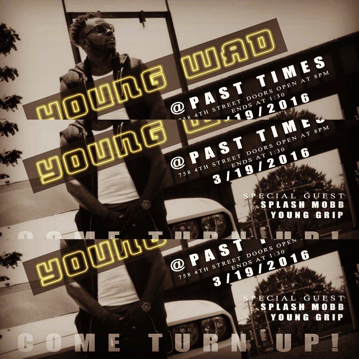YungWadSct's tweet photo. MIXTAPE RELEASE PARTY 3β’19β’16
758 S 4TH ST DOWNTOWN COME JAM WITH THE KID!!! STβR STUDDARD EVENT β
#NUKNATION
$C+ https://t.co/ZST2toLIAv