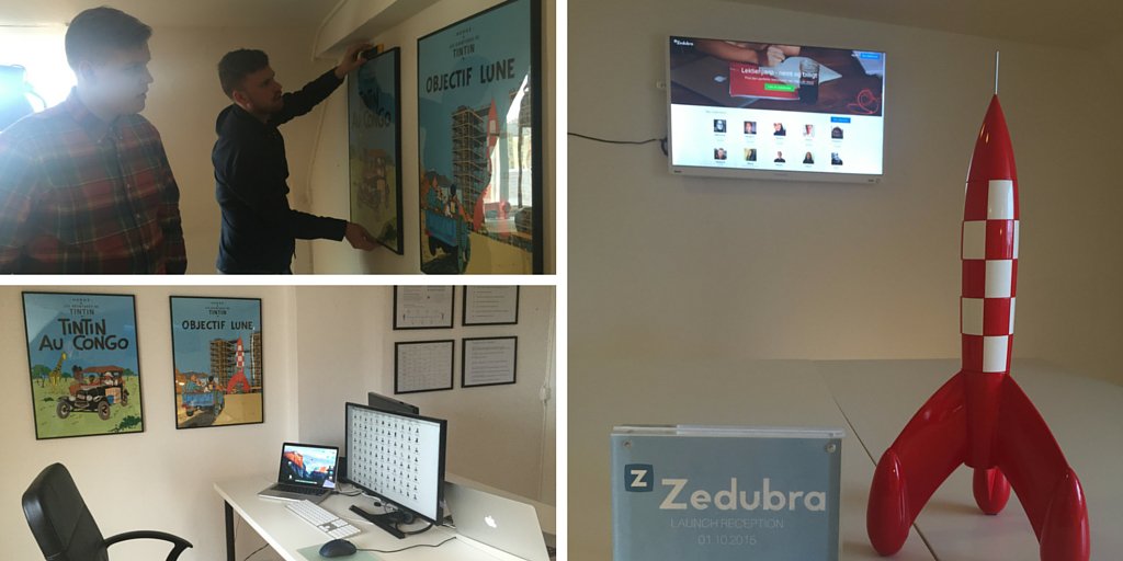 zedubra's tweet photo. #Decorating #office #TinTin #Rocket #Zedubra #Tutoring #tutor #study #fun #education #Studylife #Copenhagen #work https://t.co/G71EBIXkm7
