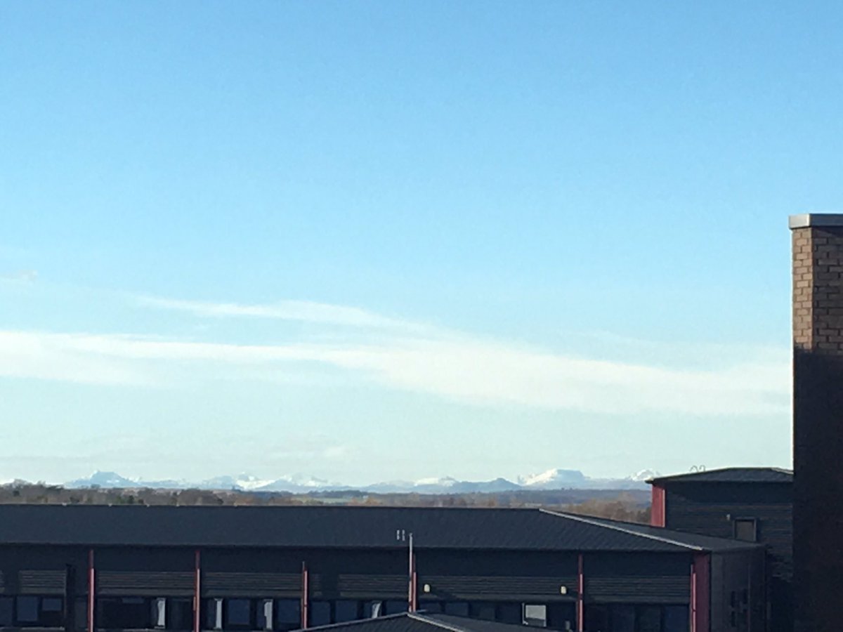 HWUInnovation's tweet image. #Munro bagging from our office today! Ben Ledi #Callendar on far left to Stuc a Chroin &amp;amp; Ben Vorlich @ right
