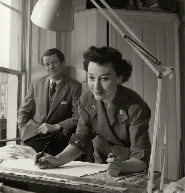 DesignMuseum's tweet photo. #SheInspiresMe | Lucienne Day, textile designer who transformed British design post-war https://t.co/KklPbw2Cfp https://t.co/WzSDSbLO5a