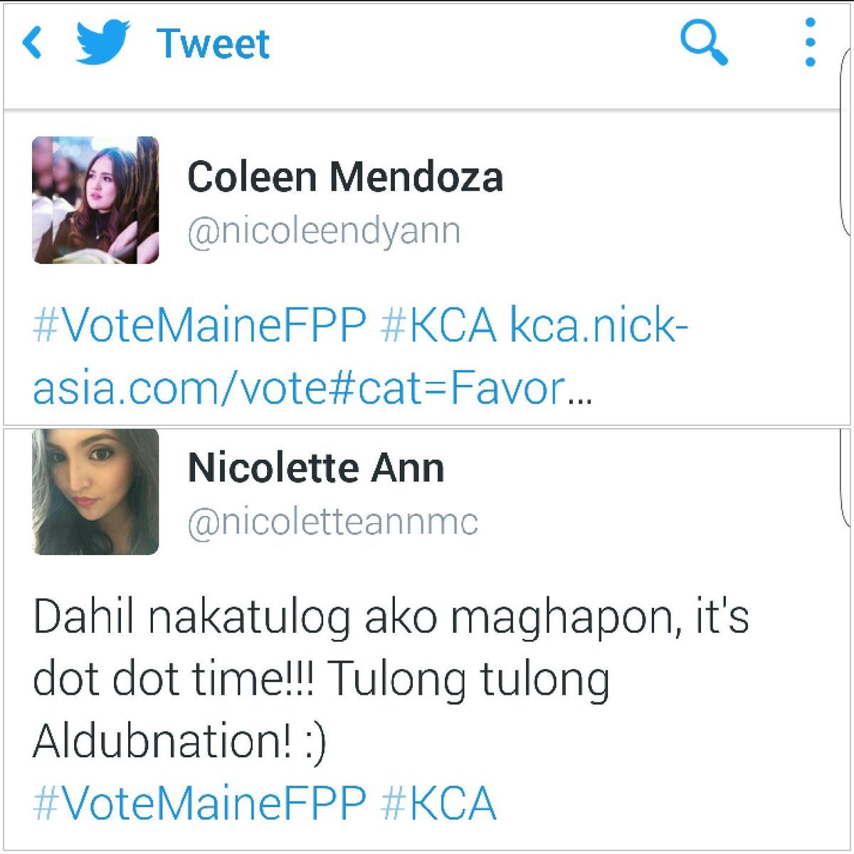 ArleneD020713's tweet photo. All out ang support ng pemily! 
#VoteMaineFPP #KCA 

@mynameshei @JHonlineTV https://t.co/beSk6WUOSP