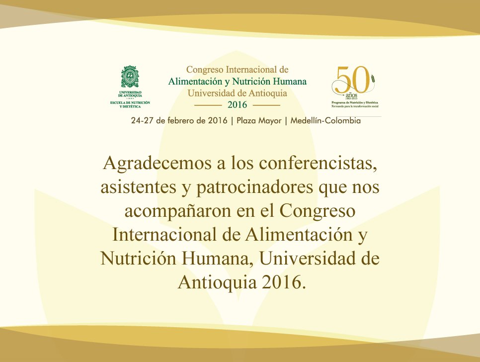 Congreso_AyNH's tweet photo. Agradecimientos @Congreso_AyNH #UdeA https://t.co/MEPqTEo79I