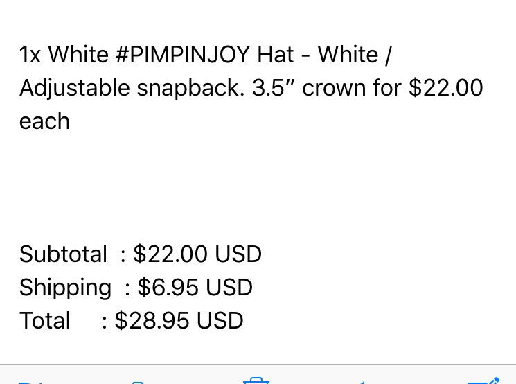 AshleeEhret's tweet photo. Finally! #pimpinjoy can't wait to wear this bad boy. @mrBobbyBones @bobbybonesshow https://t.co/hTrPdN6DL5