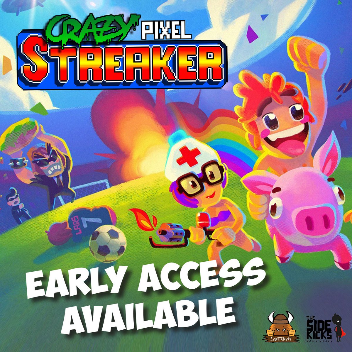 CrazyStreaker69's tweet photo. New patch available! We worked on a more stable version of the game. Full patchnote here: https://t.co/zbkpibsfGz https://t.co/RKvfo6d1iR