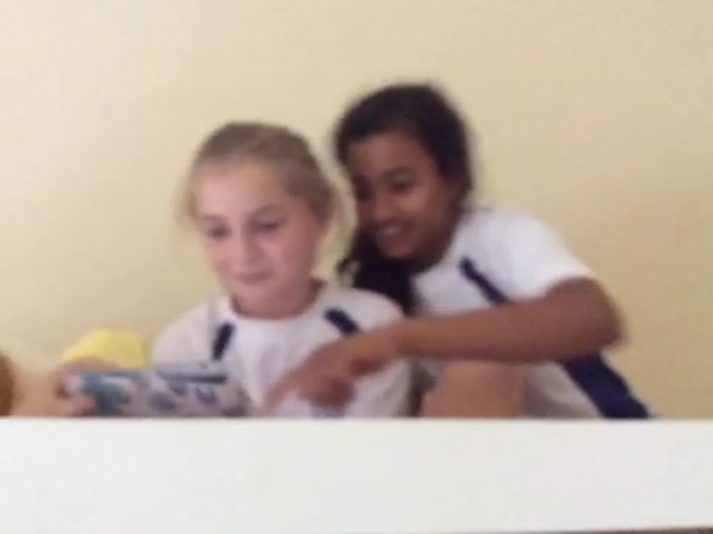 FiercesomeF's tweet photo. Amy and Sarah working on the presentation sorry about pic #ffmeetup @JESSPrimaryYR6 @F1inSchoolsHQ @F1inSchoolsIRL 😎 https://t.co/iLuYG1PfAb