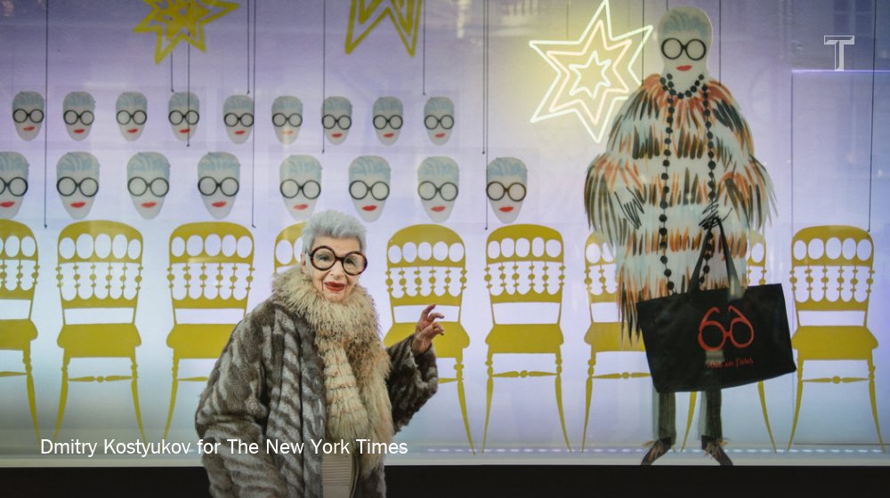tmagazine's tweet photo. Inside Iris Apfel’s (very, very busy) week in Paris https://t.co/lbqGi1zKsE https://t.co/SxUo1pzh7j