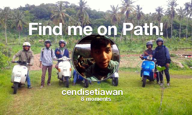 Find me on #Path now! Go to: path.com! #thepersonalnetwork