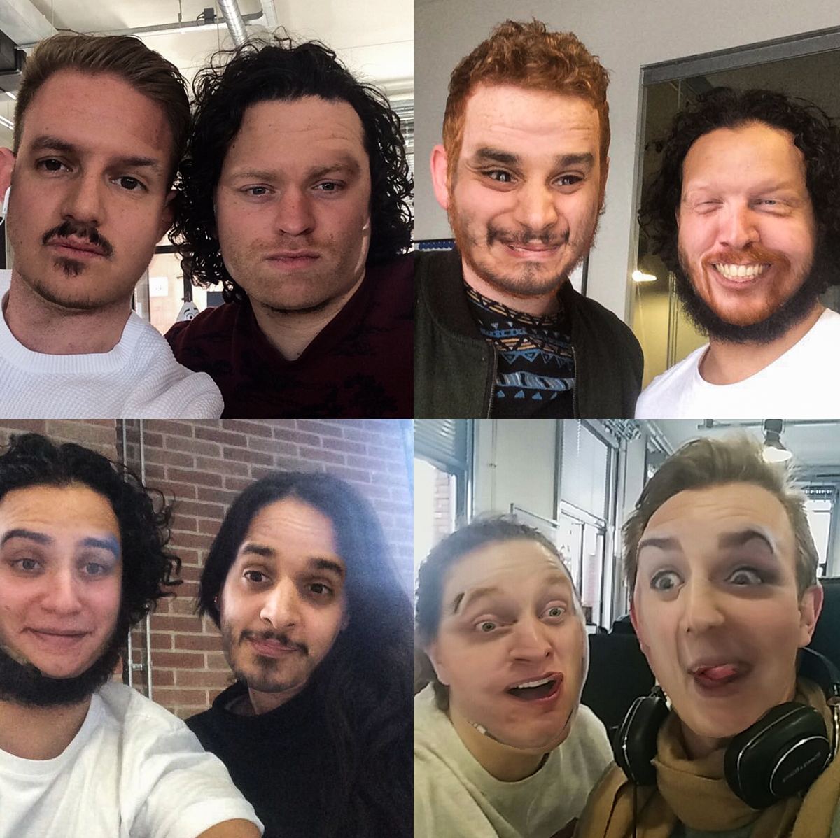 afriendofmineNL's tweet photo. Faces, who wore it best? #faceswap #snapchat #afomwall #digitalagency #mondaymadness https://t.co/oRDklzryQf
