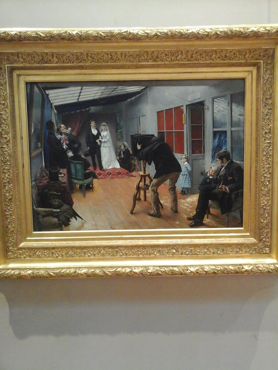 DupuyLili's tweet photo. Une noce chez le photographe de Pascal Dagnan-Bouveret en 1879 #mariage (secret) #RJmbas2 https://t.co/8mJNBGt6sg