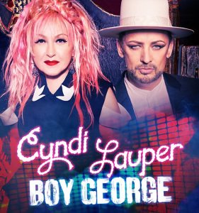 boygeorgeukweb's tweet photo. @BoyGeorge and @cyndilauper in concert together! 6 US dates! Details at https://t.co/I6UdYnZN9T https://t.co/qit4brVjd9