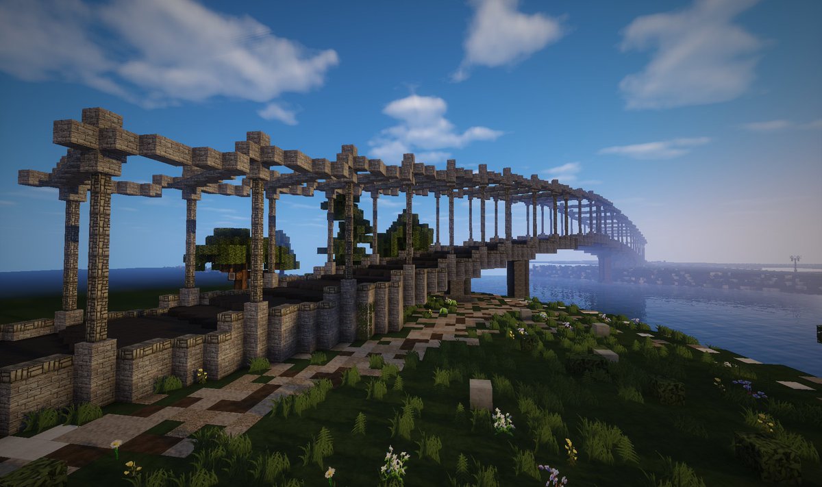 Amberstone On Twitter Pont Routier En Arc Materiaux Pierre Brique Stone Road Bridge On Amberstone Minecraft Pont Architecture Https T Co Ndgiwctrtl