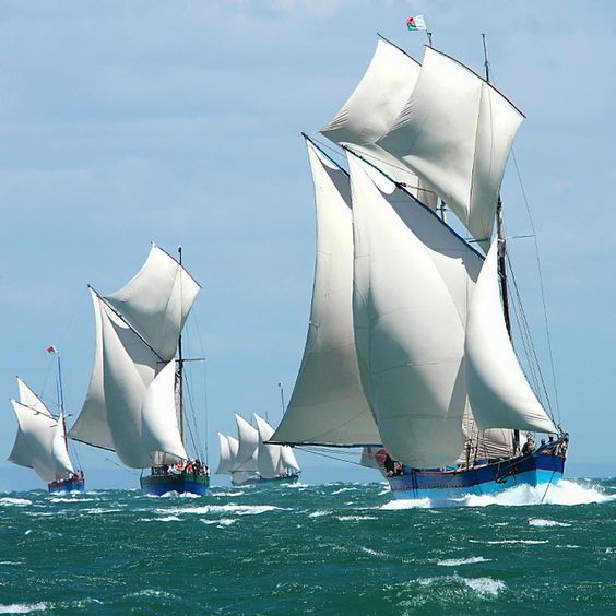 Exhilarating full sails! #traditionalboats