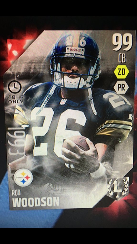 SeRiouSMoE1's tweet photo. It's not over 😉 99 Rod Woodson giveaway!!! Must RT AND be following me and @MUTGuru to win. Winner picked 3/10 ty!!! https://t.co/rTHNCqfHcM