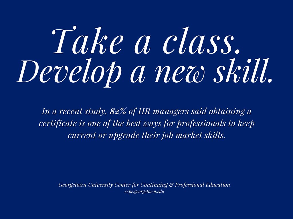 GeorgetownPDC's tweet photo. A professional #certificate can help advance, change, or refocus your career. #GeorgetownCCPE https://t.co/5EvdB69uWS