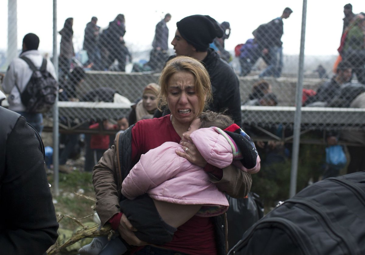 indy100's tweet photo. This is how Europe is now treating people fleeing war and persecution https://t.co/2YZb0PmhOg https://t.co/lLm476NLKz