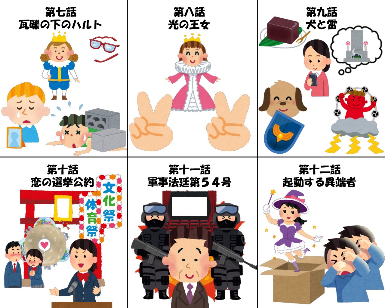 夜鯒リデ いらすとやの素材だけでヴァルヴレイヴ全24話再現できました いらすとや凄い T Co Cvz3r6pvmr Twitter