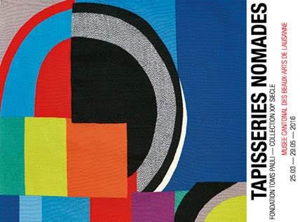 TextileRout's tweet image. Tapisseries nomades, Fondation Toms Pauli. Collection C20th, Musée cantonal des Beaux-Arts de Lausanne, 25/3–29/5