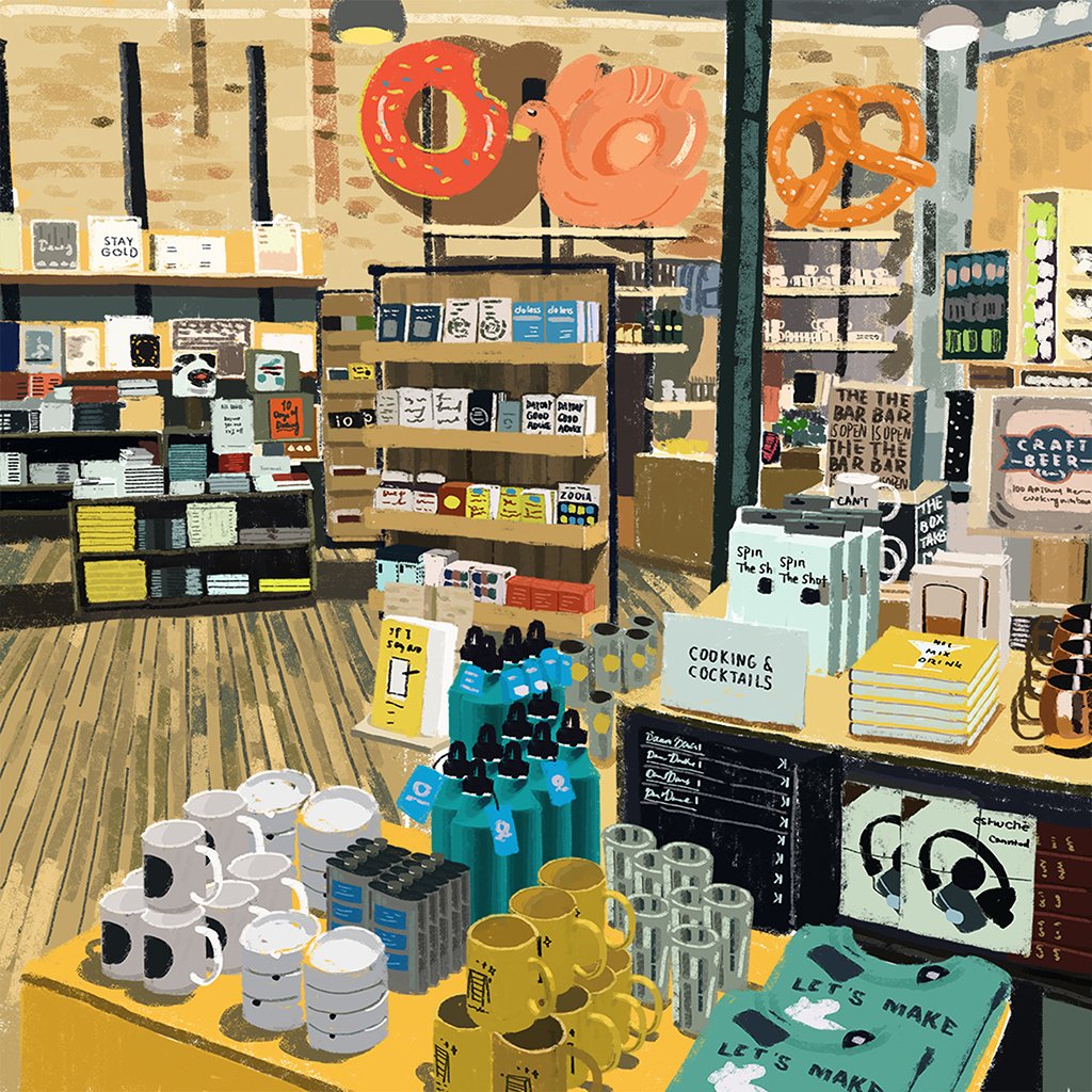 Poolga's tweet image. New on Poolga: Shop &amp;amp; Market by illustrator Teddy Kang. → poolga.com