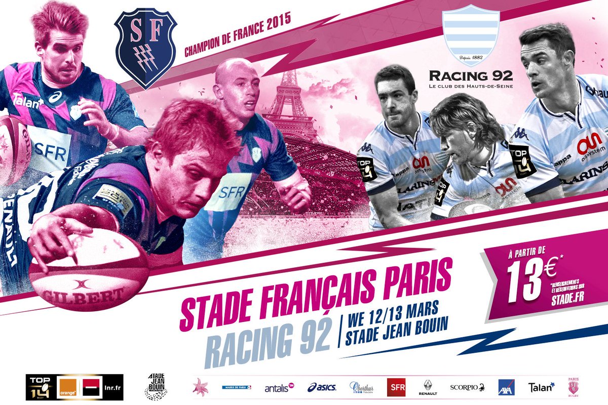 L'affiche à ne surtout pas manquer samedi. Est-ce que vous avez bien pris votre place ? ⚡🗼⚡ #derby #SFPR92 #SFParis