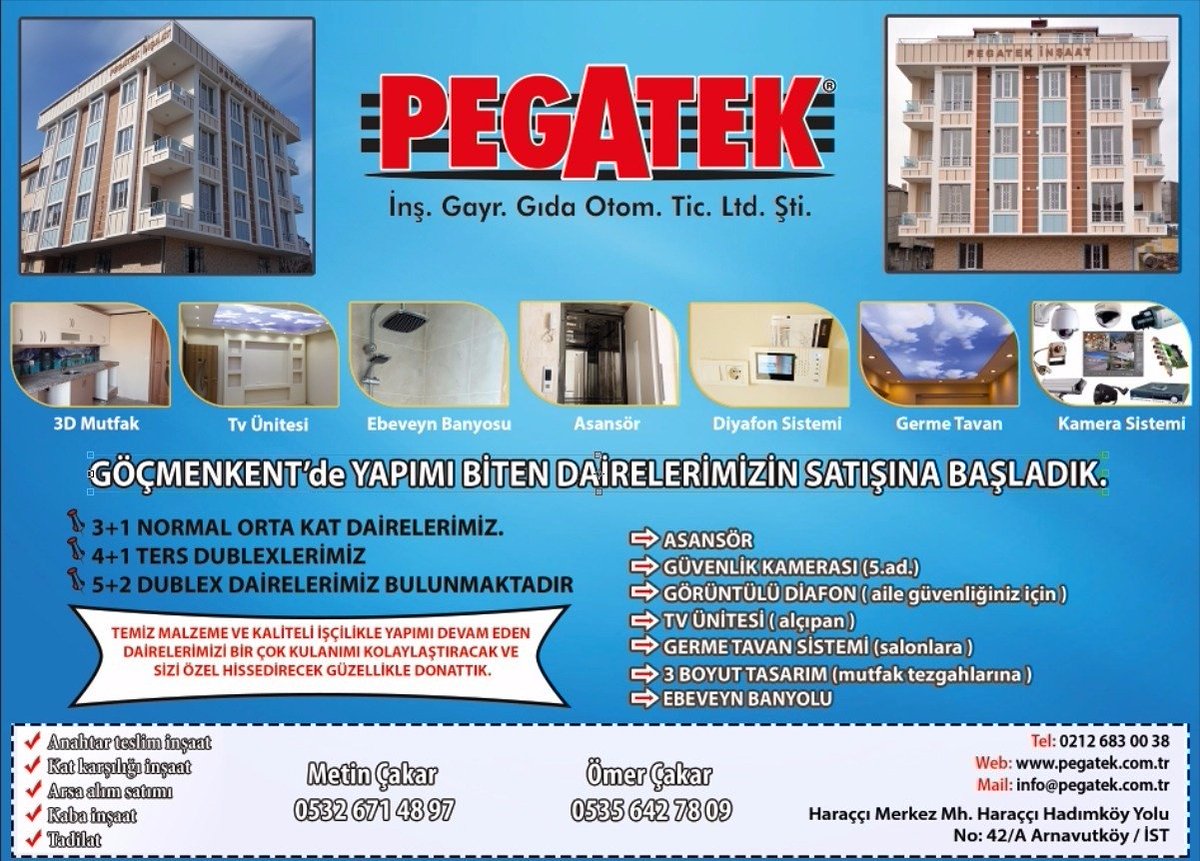 pegatekinsaat's tweet photo. #arnavutköy #haraççı #merkez #goçmenkent #istanbul #pegatek #inşaat #gayrimenkul #gida #otomotiv #tiç #ltd #şti https://t.co/dRsryJ6Xjj