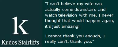 KudosStairlifts's tweet photo. #QuoteOfTheDay - you can't beat words like this from a #happy #customer. It's just the #KudosWay! #QOTD https://t.co/gNANgK32kb