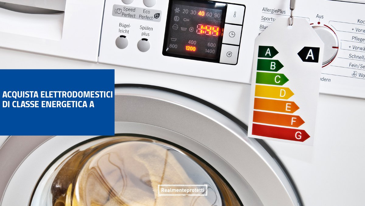 Realmente's tweet photo. Un elettrodomestico di classe energetica superiore riduce i costi in bolletta nei mesi a venire! https://t.co/LjgiT25AXQ