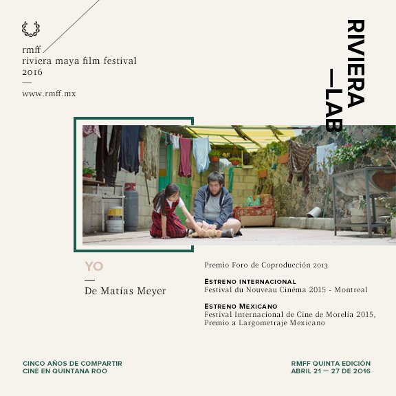 rmffmx's tweet photo. ¡Este es el cine que queremos impulsar! “Yo”, filme de Matías Meyer, premio #RivieraLab/ForodeCoproducción de #RMFF https://t.co/KecT8SaQTb