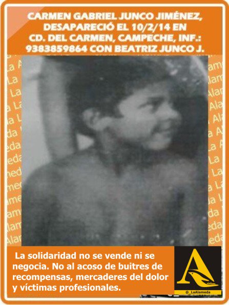 #Tebuscamos Carmen Gabriel Junco Jiménez,10/2/14 #CddelCarmen #Campeche 9383859864 <a href="/ExpresoCampeche/">Expreso de Campeche</a>