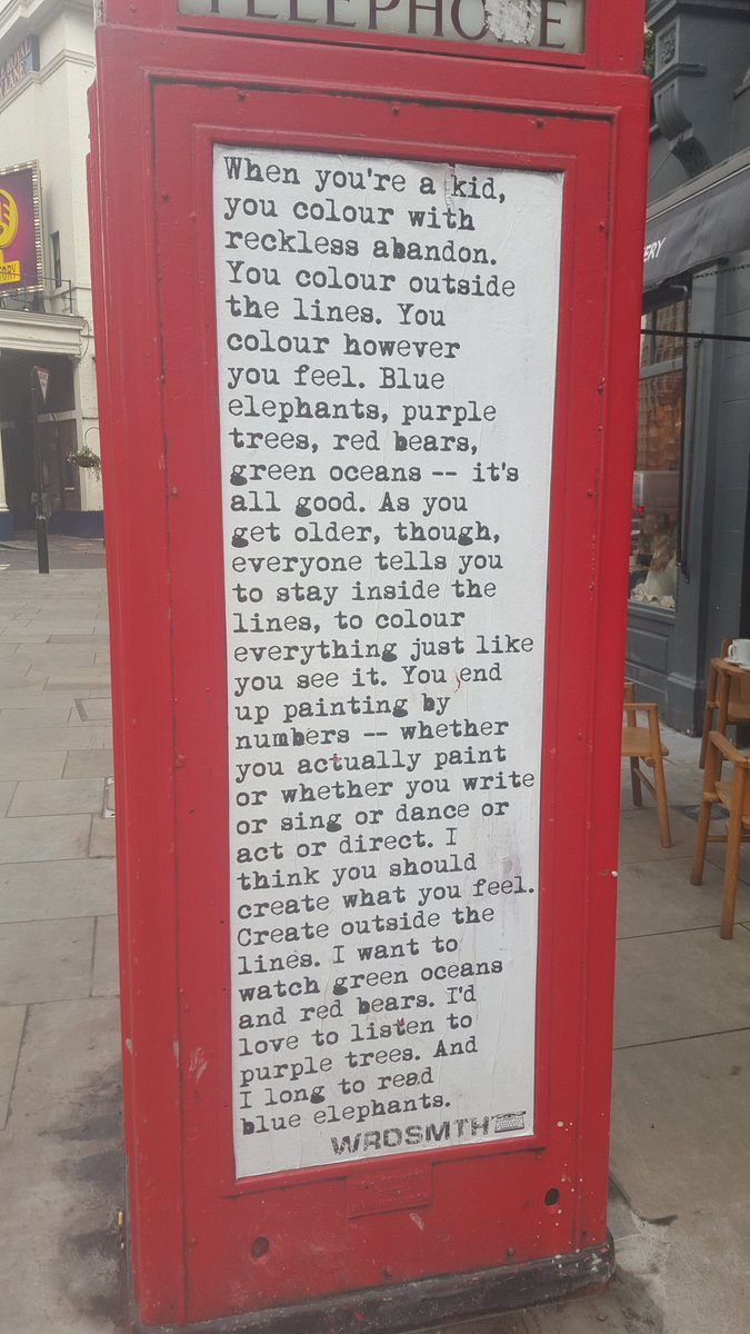 joswinson's tweet photo. Love this thought-provoking street interruption on innovation https://t.co/qGMJ6tNh5n