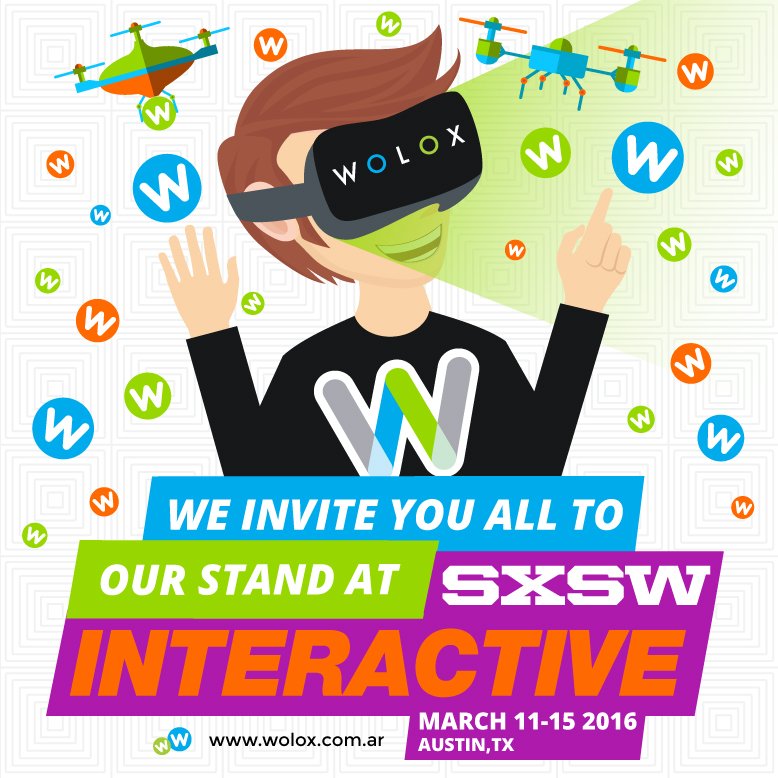 wolox's tweet image. Visit us at #SXSW #Interactive and experience the technological revolution! #entrepreneur #startup #innovation #tech