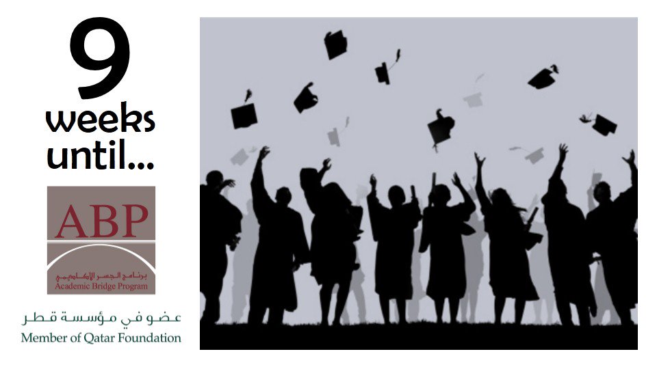 ABP_QF's tweet photo. Can you you believe it #ABPClassof2016, 9 weeks until you graduate from #ABPQF. #ABP15Yrs #MotivationMonday https://t.co/oylKiojaSO