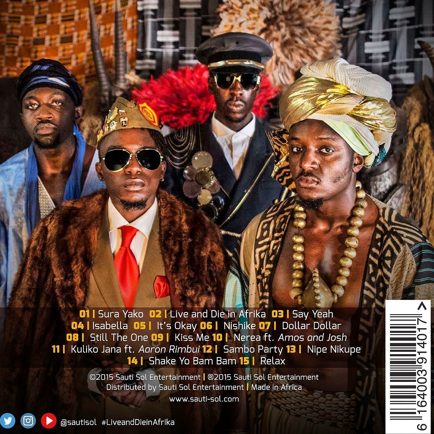 Sauti Sol Which Song From The Album Are You Jamming To Right Now Liveanddieinafrika Is Also Available On Spinlet T Co D9f1k4kkqw Twitter