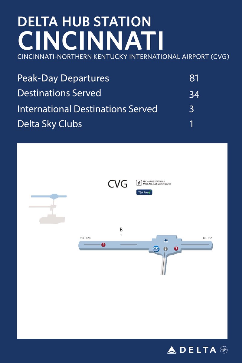 Cincinnati Airport Terminal Map