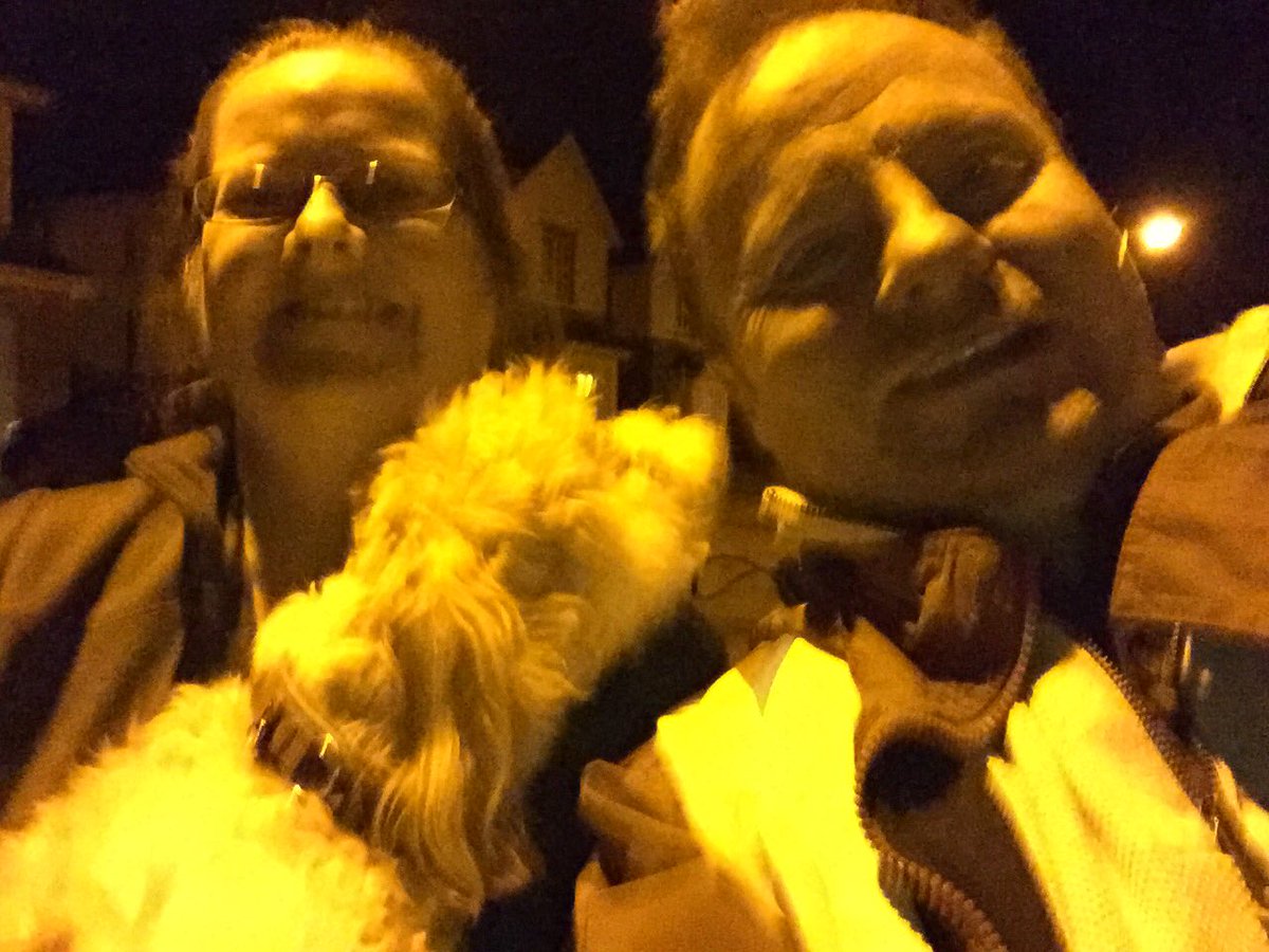 fionamacky's tweet photo. Savage attack by a 'Posh Poodle' and Catriona McCarthy in Woodview tonight! #CanvassingCraic #teamFMH https://t.co/BNQ1WP6xfa