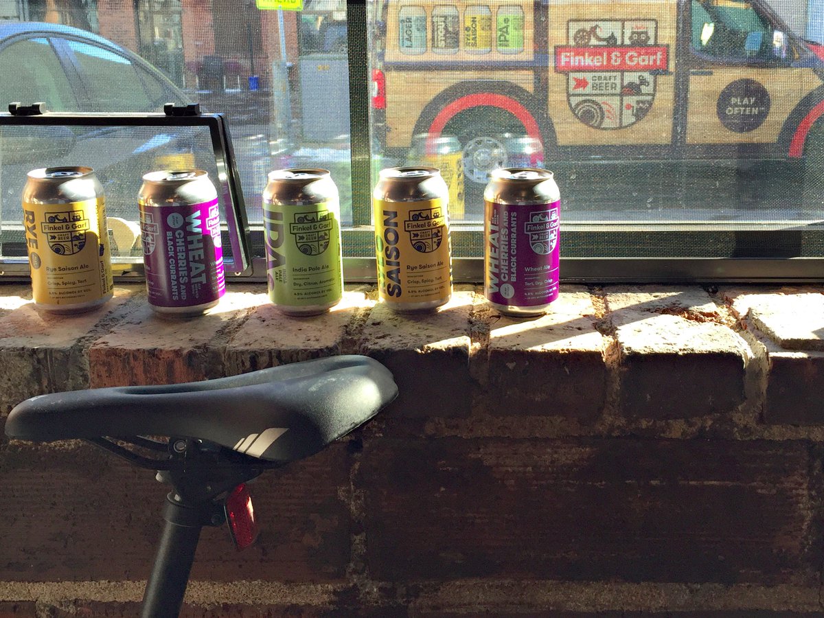 Thanks Finkel &amp; Garf Brewing Co., for letting us try the new cherry and blackcurrant #wheat #brew! You made our day.