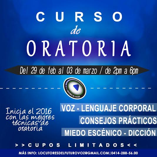 locutoresfuturo's tweet photo. Aprende los mejores consejos prácticos de oratoria con Locutores del Futuro  ¡Dale play a tu voz! https://t.co/SxbiORRBQR