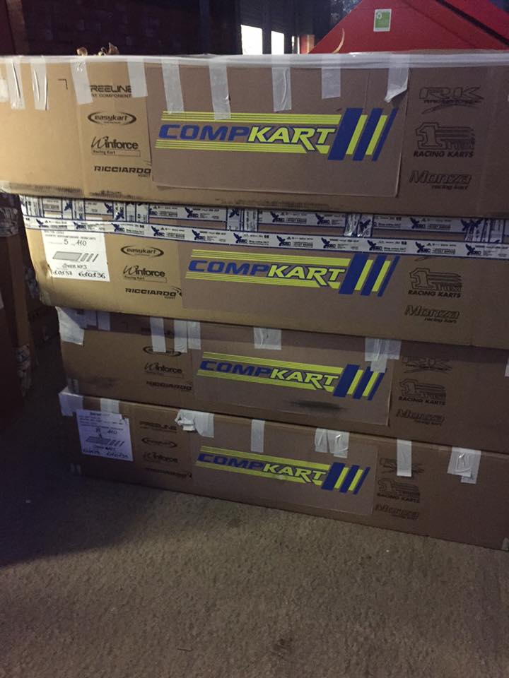 Busy day here, first batch of COMPKARTS hitting the UK