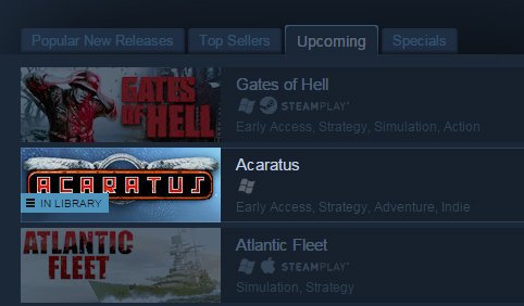 MKupski's tweet image. how cool being on the upcoming list! Yey! #gamedev #gaming #indiegameslover #indiegame #Steam