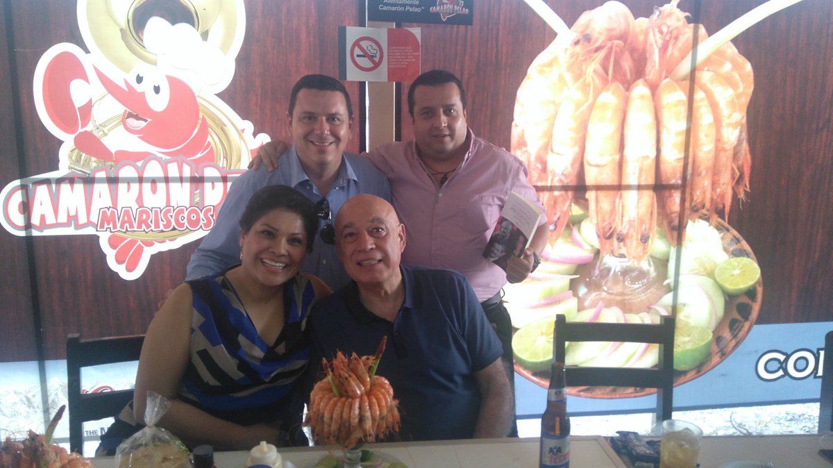 Una delicia comer en el <a href="/CamaronPelao_r/">Camaron Pelao</a> <a href="/RubenAguilar/">Rubén Aguilar V.</a> <a href="/IngAaronFragozo/">Aaron Fragozo</a> gracias por la invitación!