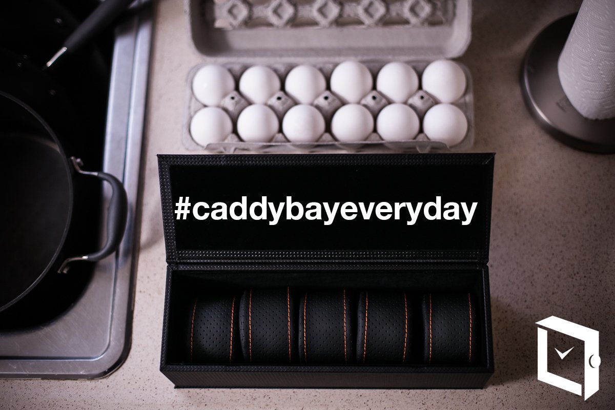 CaddyBay's tweet image. Put all your eggs in our basket. #caddybayeveryday #watchcases