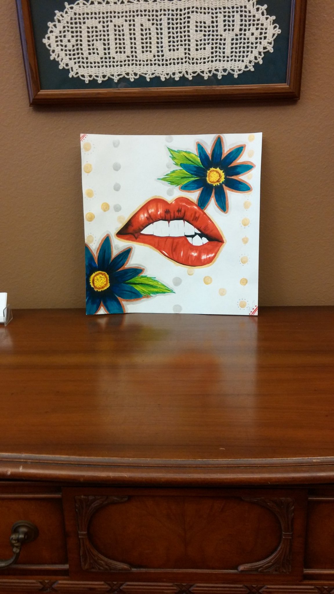 Nancy Henry on Twitter "Art on display at Godley City Hall high