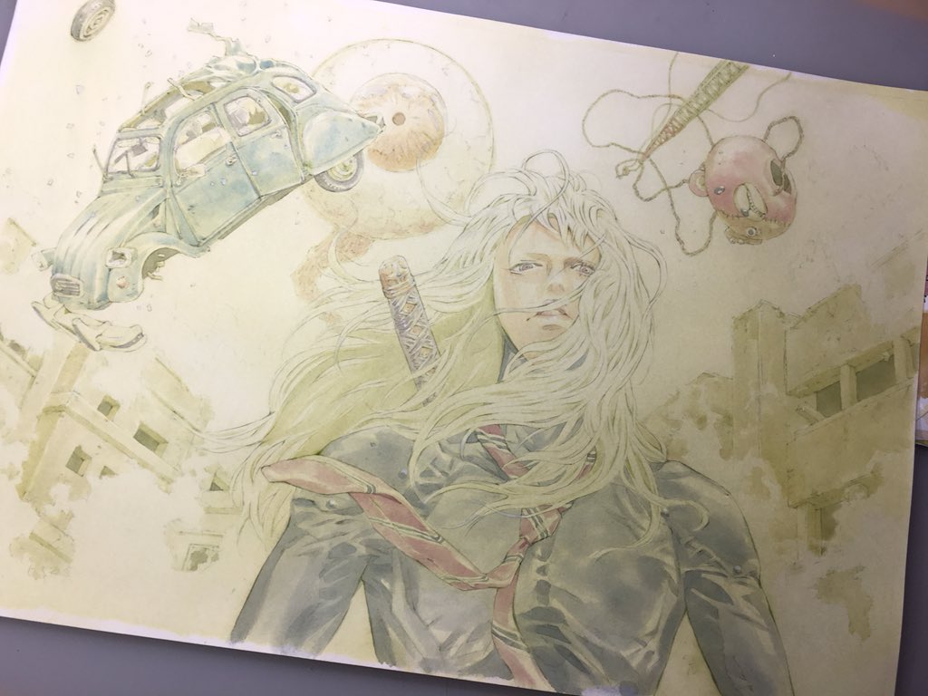 田島昭宇 Mpd サイコ ラスト ピンナップ 太陽がいっぱい 次号ヤングエースで見てね T Co Torjqx0d2h