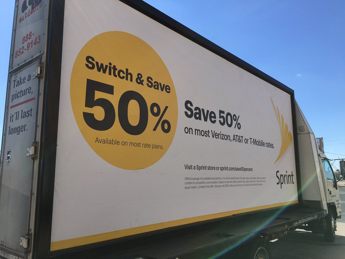 gqinict's tweet photo. That's one BIG truck for BIG news! #SorryVZW #SorryATT #SorryTMO #SorryNotSorry @marceloclaure @WL_WIT @PlainsRD https://t.co/pAjBXOaASr