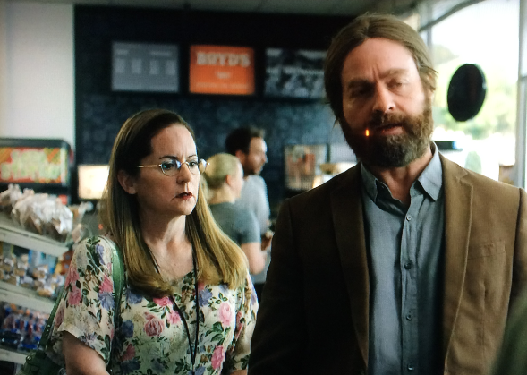 BoydsCoffee's tweet photo. Boyd’s Coffee sighting on the hit FX sitcom "Baskets," starring Zach Galifianakis! https://t.co/0WlEwCprEq
