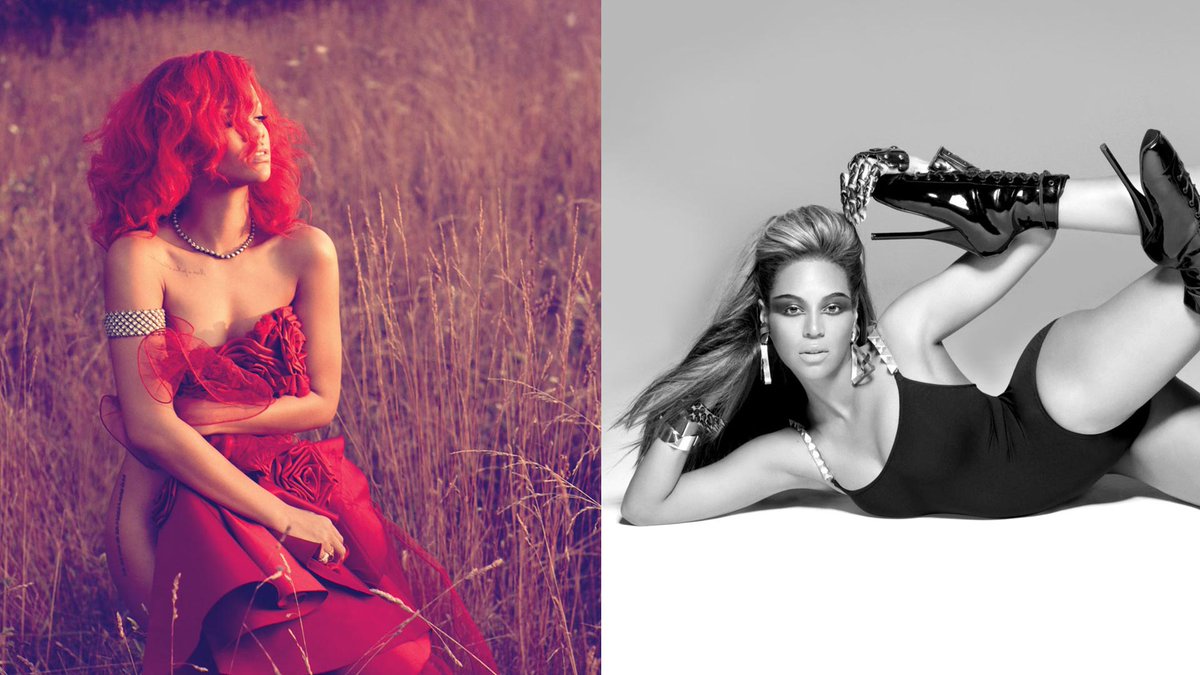 VH1's tweet photo. Can we stop comparing @beyonce and @rihanna , please? https://t.co/cu9eiomUIN https://t.co/rZJaZWN3tc